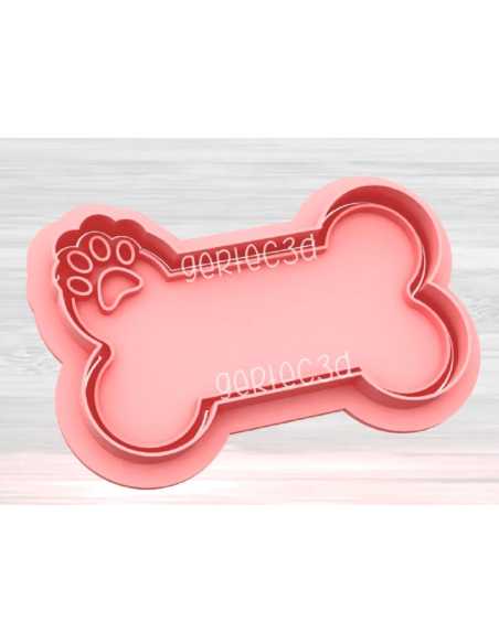 CORTANTE + STAMP 9,5cm HUESO