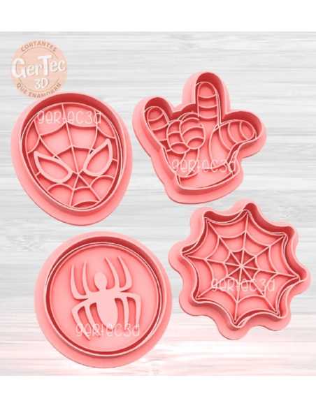 SET CORTANTE + STAMP x4u SPIDERMAN