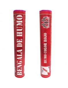 BENGALA HUMO COLOR ROJO BHR
