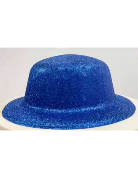 GORRO BOMBIN GLITTER AZUL