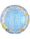 GLOBO METALIZADO 18" CH1 ES UN NIÑO x1