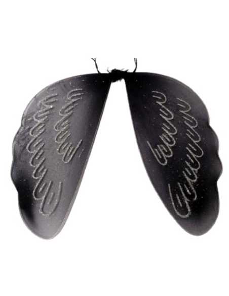 ALAS DE ANGEL NEGRAS CON GIBRE x 1
