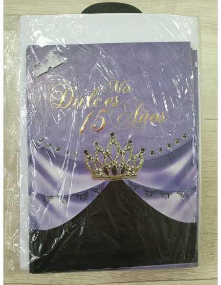 INVITACION 15 AÑOS PRINCESA LILA x 10