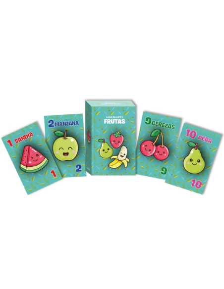 MINI NAIPES FRUTAS x 6