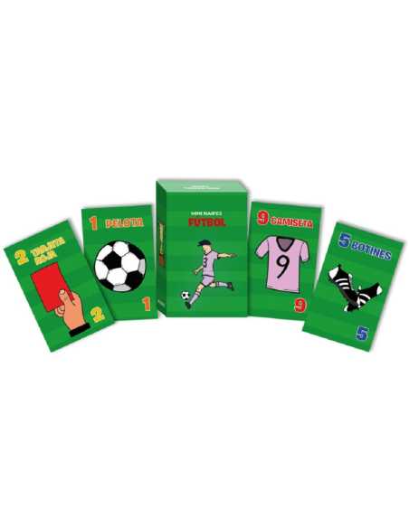 MINI NAIPES FUTBOL x 6