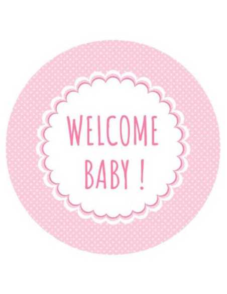 POSAVASOS x12 BABY WELCOME 10cm