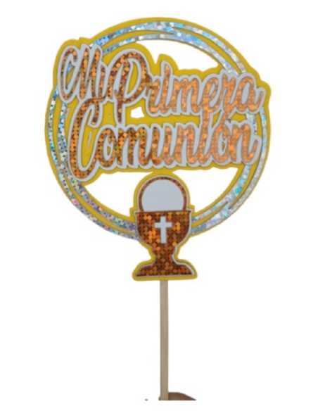 ADORNO HOLOGRAFICO MI COMUNION