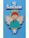 ADORNO MDF CON PINCHE ANGELITO MI BAUTISMO CELESTE
