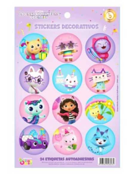 AUTOADHESIVO GABBY´S DOLLHOUSE x 2