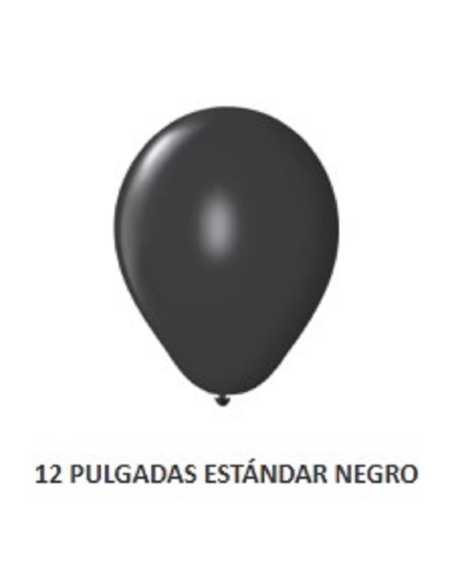 GLOBOX GLOBO ESTANDAR 20" NEGRO x 10