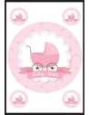 LAMINAS COMESTIBLES A4 C/L BABY SHOWER NENA