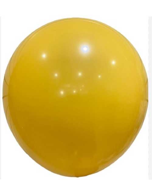 GLOBO LISO 10" AMARILLO HUEVO x 50u