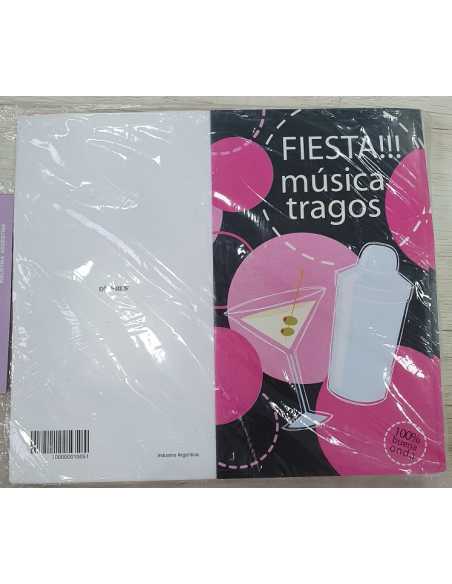 INVITACION TODA OCASIÓN FIESTA NEGRO Y ROSA TRAGO x 10