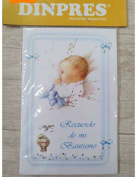 ESTAMPA BAUTISMO BEBE DURMIENDO NENE x 10