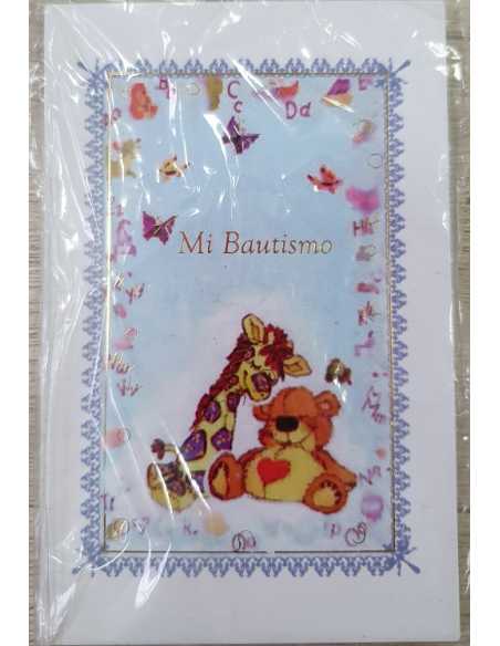 INVITACION BAUTISMO SIMPLE NENE x 10