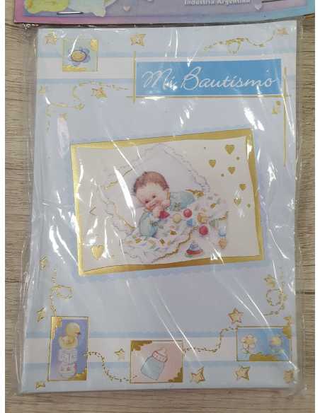 INVITACION BAUTISMO LIBRITO NENE x 10