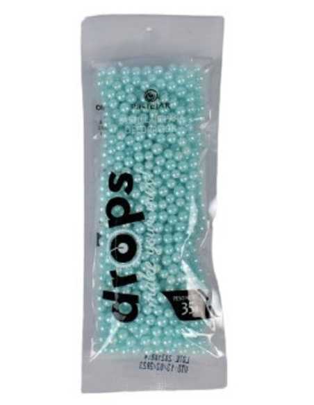 DROPS PERLAS MEDIANAS CELESTE 36x35g