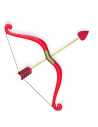 ARCO Y FLECHA CUPIDO (ARCO 55,5cm Y FLECHA 45cm)