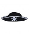 GORRO PIRATA NIÑO BORDE PLATA GO043