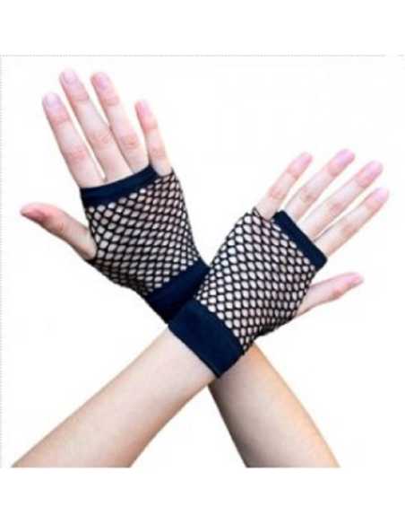 GUANTES DE RED CORTOS RETRO NEGRO