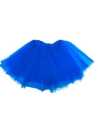 TUTU LISO 3 CAPAS 30cm AZUL