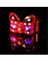 LED PULSERA MOÑO ROJO XLP04RJ