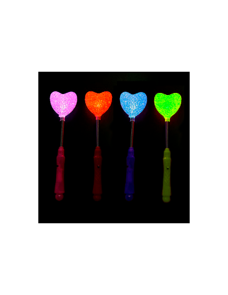 LED VARITA CORAZÓN CON RESORTE XLVA02