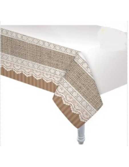 MANTEL PLASTICO ENCAJE 180x130cm