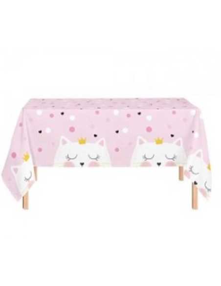 MANTEL PLASTICO KITTY 180x130cm