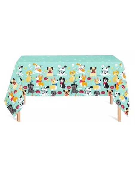MANTEL PLASTICO PUPPYS 183x132cm