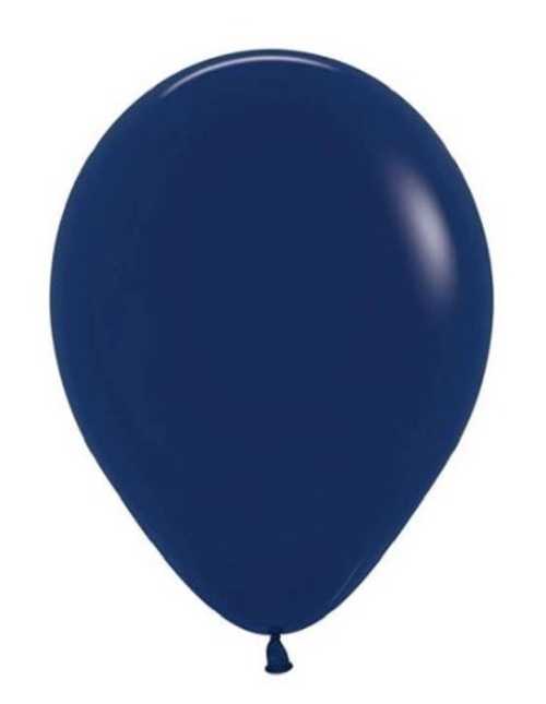 GLOBO LISO 10" AZUL NAVAL x 50u