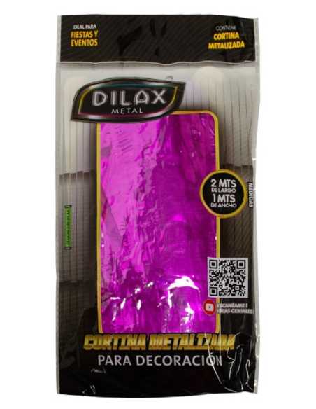 CORTINA METALICA 2x1m FUCSIA