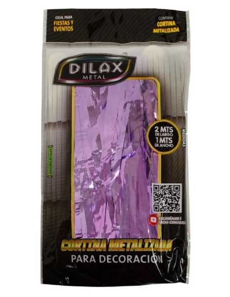 CORTINA METALICA 2x1m LILA CLARO