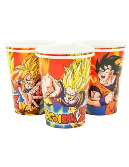 VASO POLIPAPEL DRAGON BALL x8