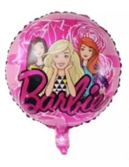 GLOBO METALIZADO 10" CH1 BARBIE 25cm x 1