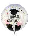 GLOBO METALIZADO 10" CH1 EGRESADO 25cm x 1