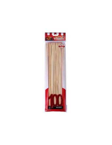 PALITOS BROCHETTE 30 cm x 100 BOLSA ROJA PA30100