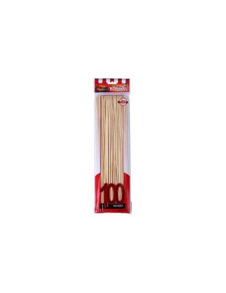 PALITOS BROCHETTE 30 cm x 100 BOLSA ROJA PA30100