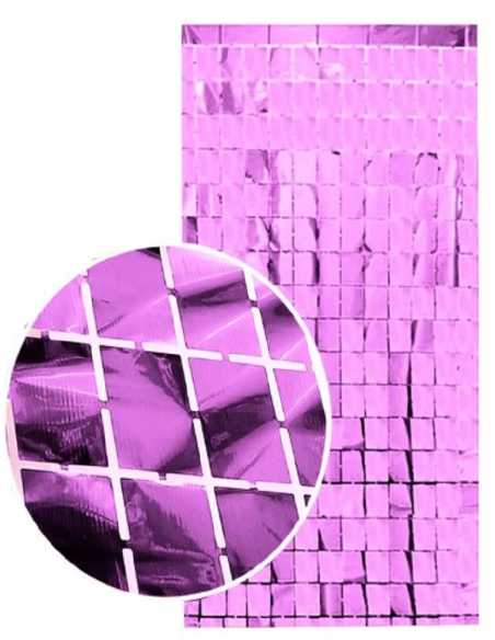 CORTINA METALIZADA SHIMMER PANEL 1x2m VIOLETA