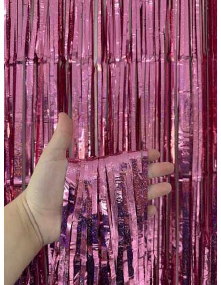 CORTINA GIBREADA 1x2m ROSA
