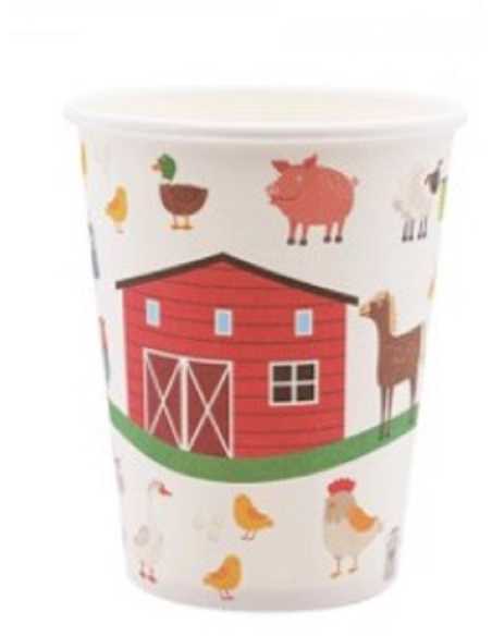 VASO DE POLIPAPEL GRANJA x 6