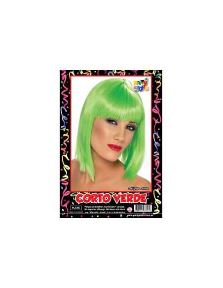 PELUCA LACIO CORTO VERDE MANZANA PLCVE