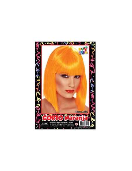 PELUCA LACIO CORTO NARANJA PLCNA