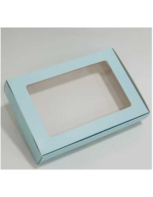 CAJA MULTIUSO 30x20x6 CELESTE