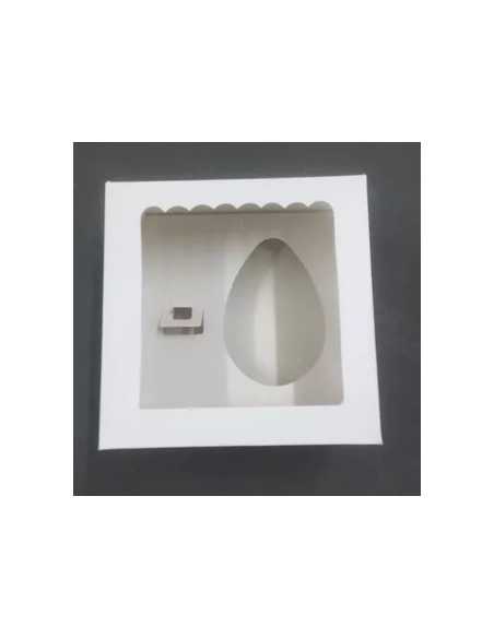 CAJA DESAYUNO PASCUA BLANCO 20x20x10 C/VISOR