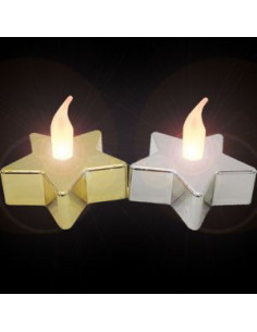 VELA DECO ESTRELLA METALICA LED XLA15