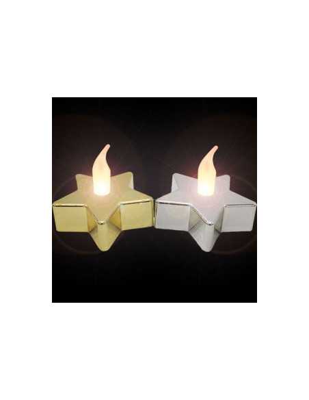 VELA DECO ESTRELLA METALICA LED XLA15