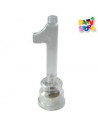 VELA NUMERO LUMINOSO LED N1 con 4 velitas VNL1