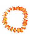 COLLAR HAWAIANO HULA FLORES NARANJA AC503
