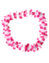 COLLAR HAWAIANO HULA FLORES ROSA AC504